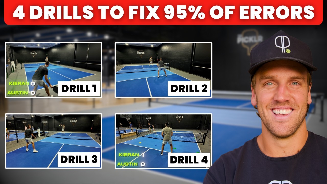 4 Essential Drills That Eliminate 95% of Pickleball Errors