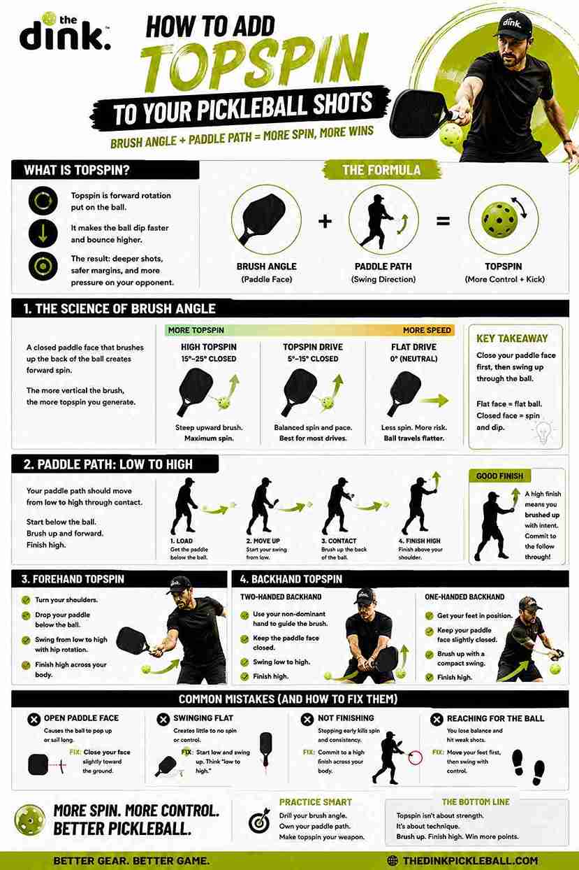 Master Topspin in Pickleball: 2 Key Techniques That Work