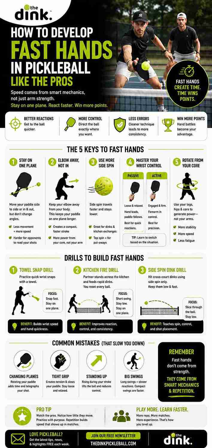Master Fast Hands in Pickleball: Pro Techniques Revealed