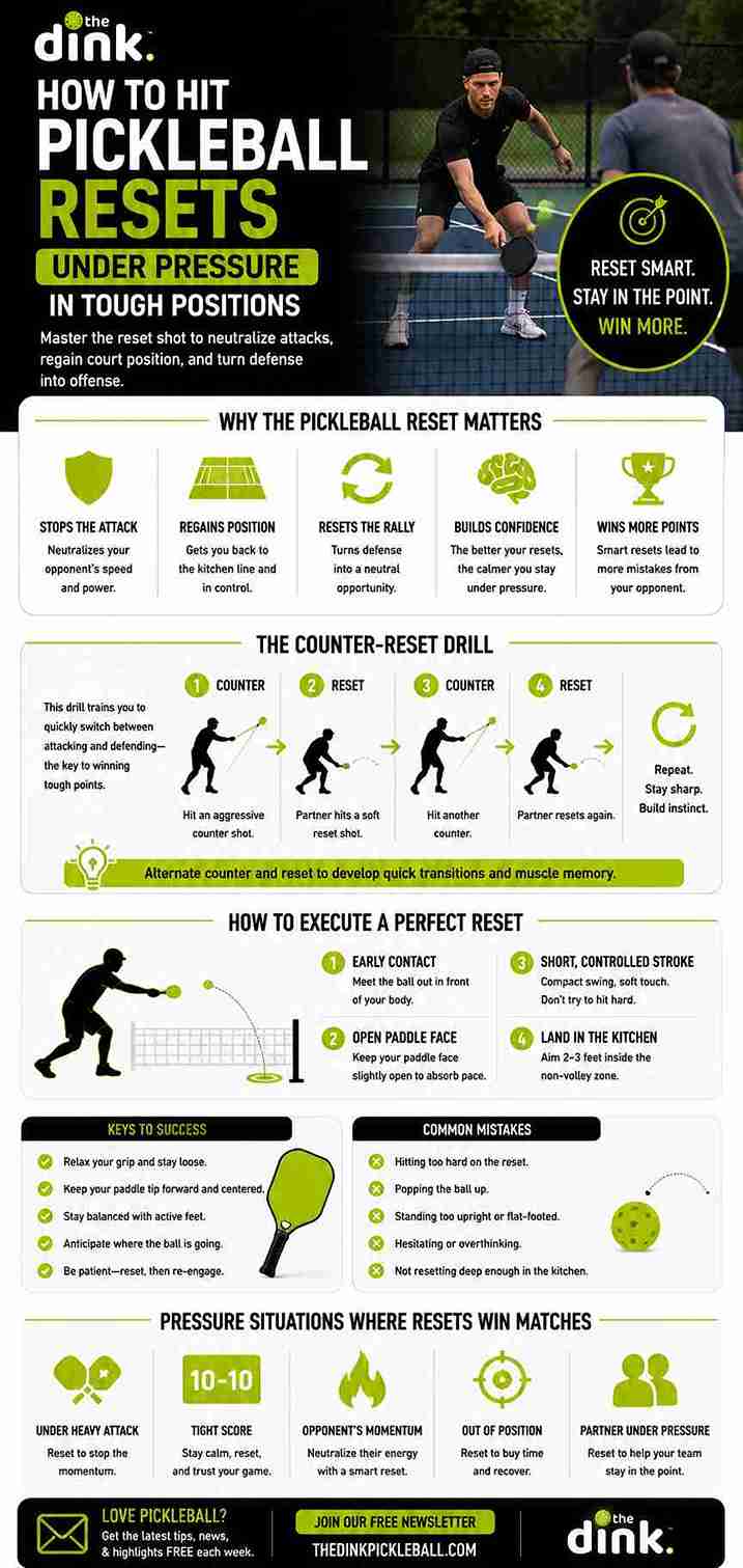 Master Pickleball Resets Under Pressure: Pro Training Tips