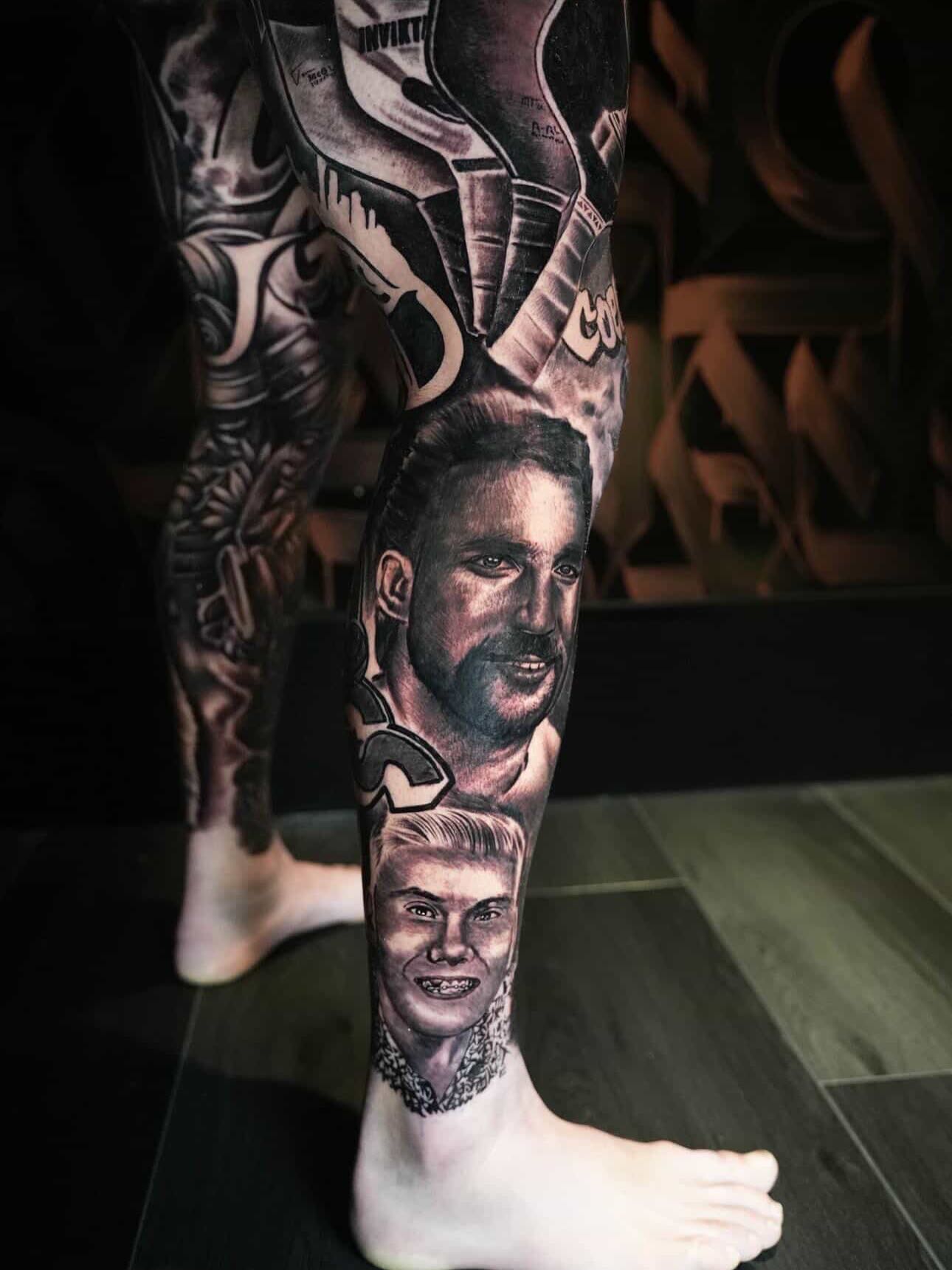 Tyson McGuffin's New Leg Tattoos Take Pickleball by Storm