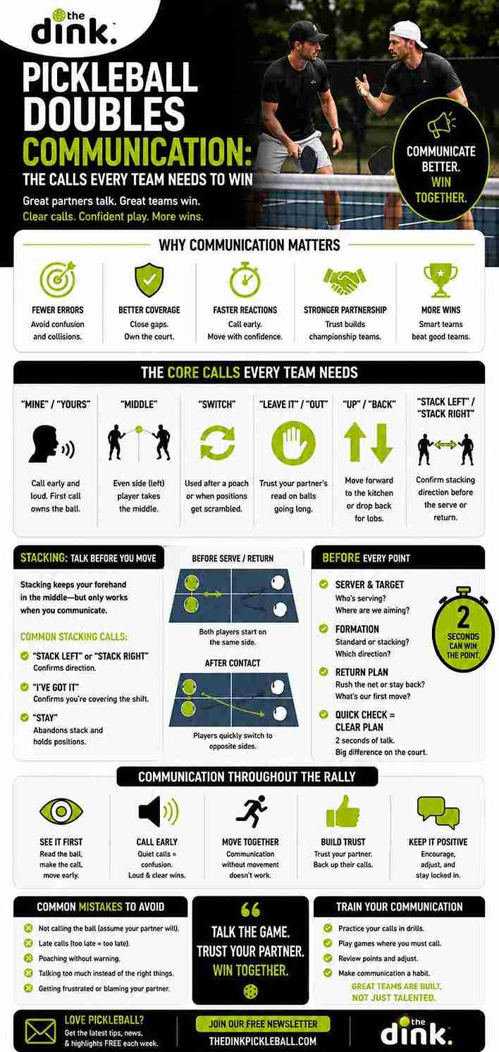 Master Pickleball Doubles Communication: Win More Points