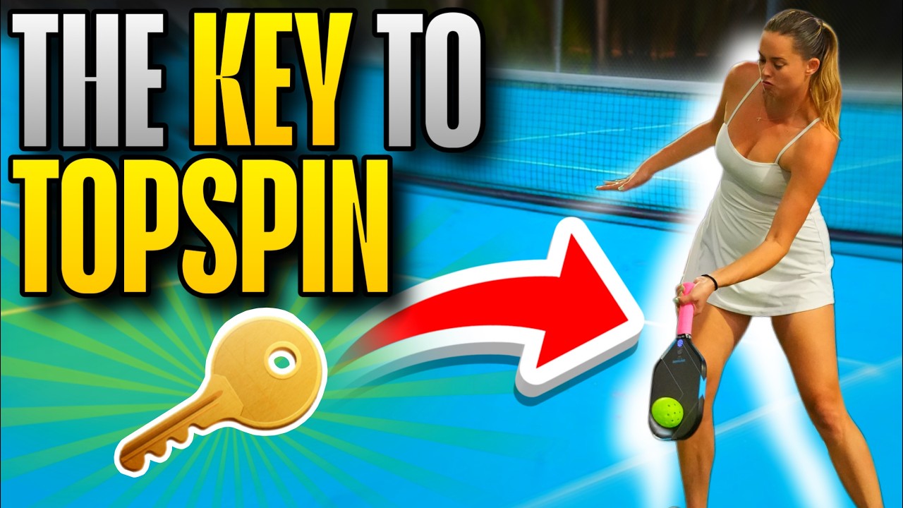 Master Pickleball Topspin: Pro's Simple 3-Step Guide