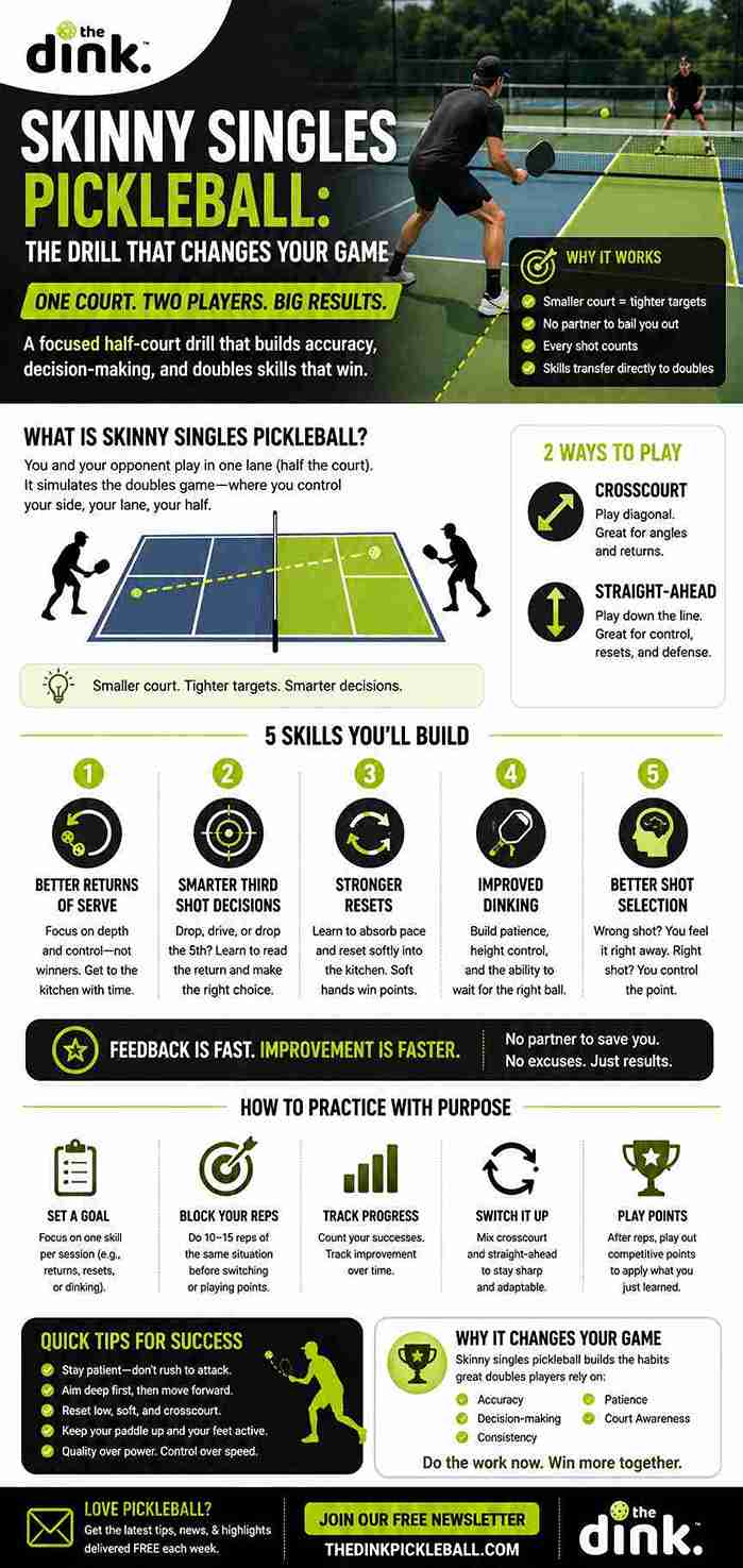 Master Skinny Singles: The 2-Player Drill Pros Swear By