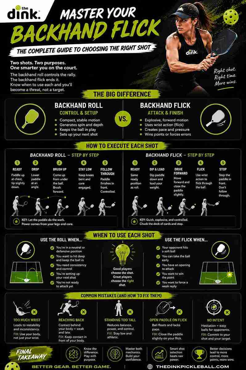 Master the Backhand Flick: Complete Pickleball Guide