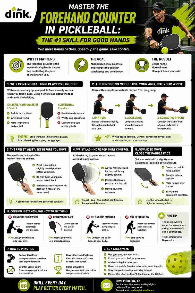 Master the Forehand Counter: Transform Your Pickleball Game