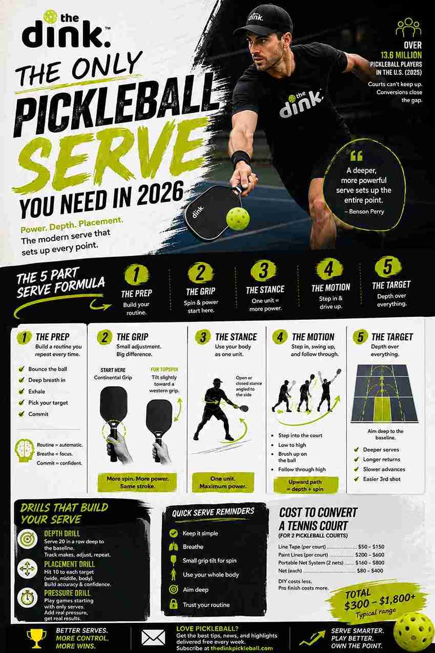 Master the 2026 Pickleball Serve: Power + Precision