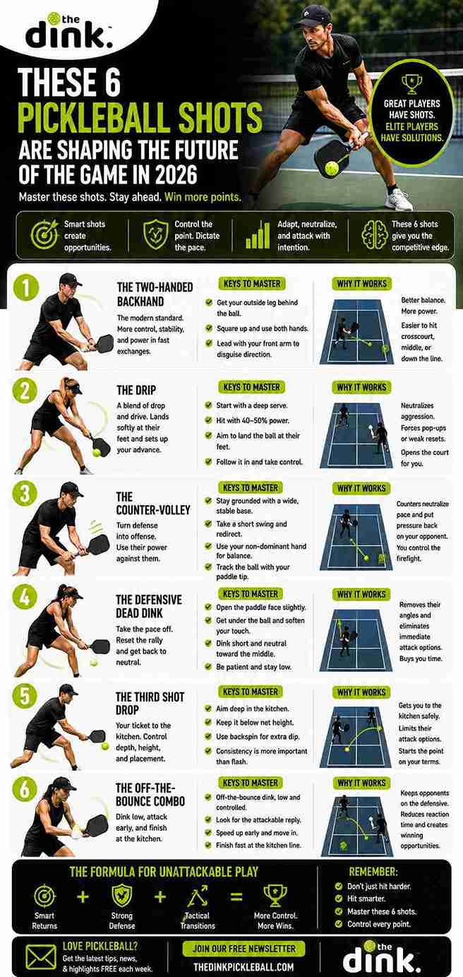 6 Game-Changing Pickleball Shots Pros Will Use in 2026
