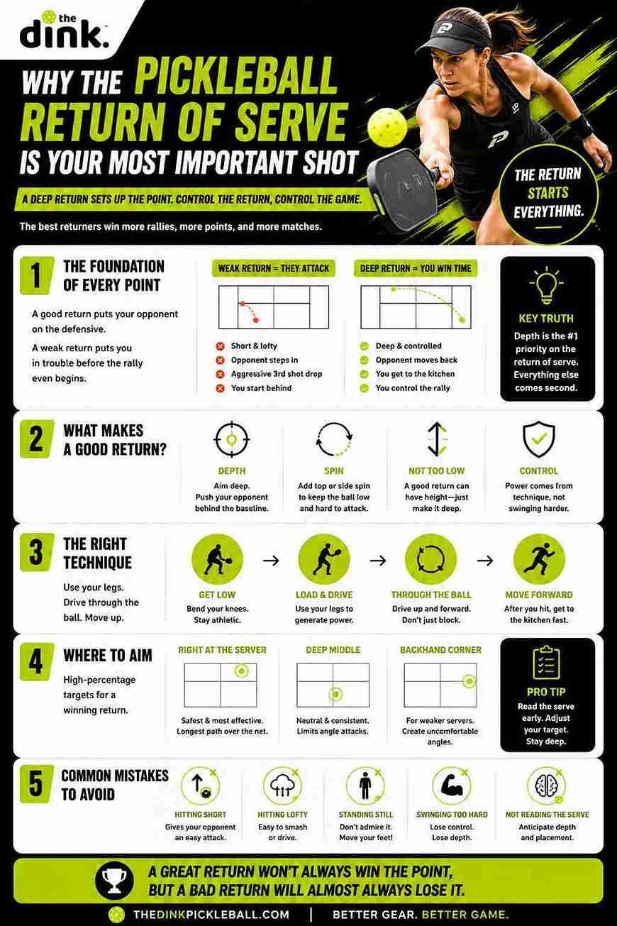 Return of Serve: Pickleball's Most Critical Shot