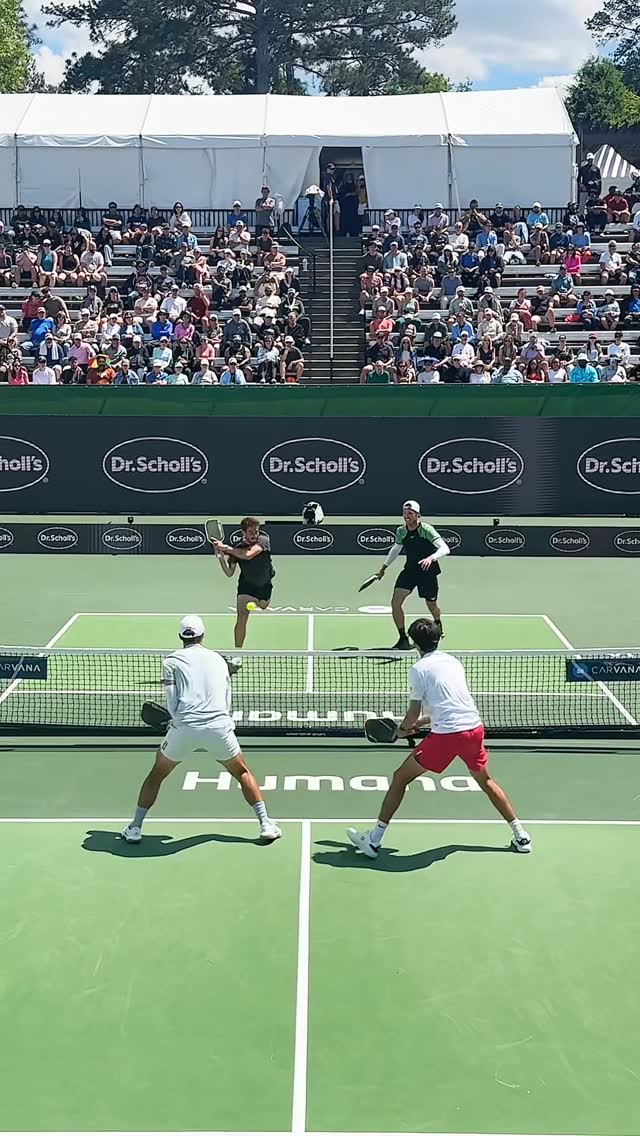 Fed and Andrei win this hands battle against 99.99% of pickleball players in the world. Ben and Gabe just too tough. 😤