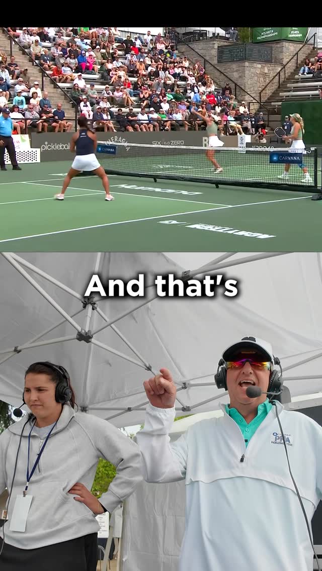 Behind the booth during this INSANE point by @annabright.pb 🤯🙌